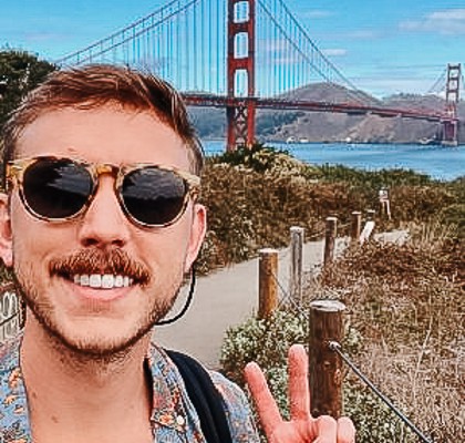 Creative Director, Jacob, on a solo trip to San Francisco.