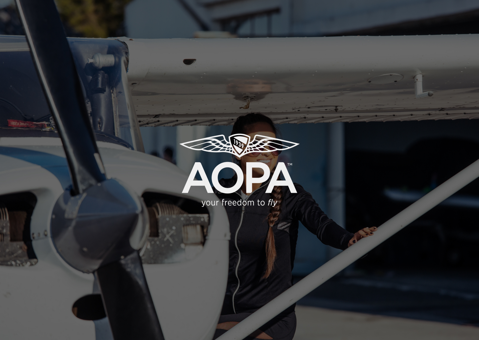 Aircraft Owners and Pilots Association (AOPA) Logo Mockup