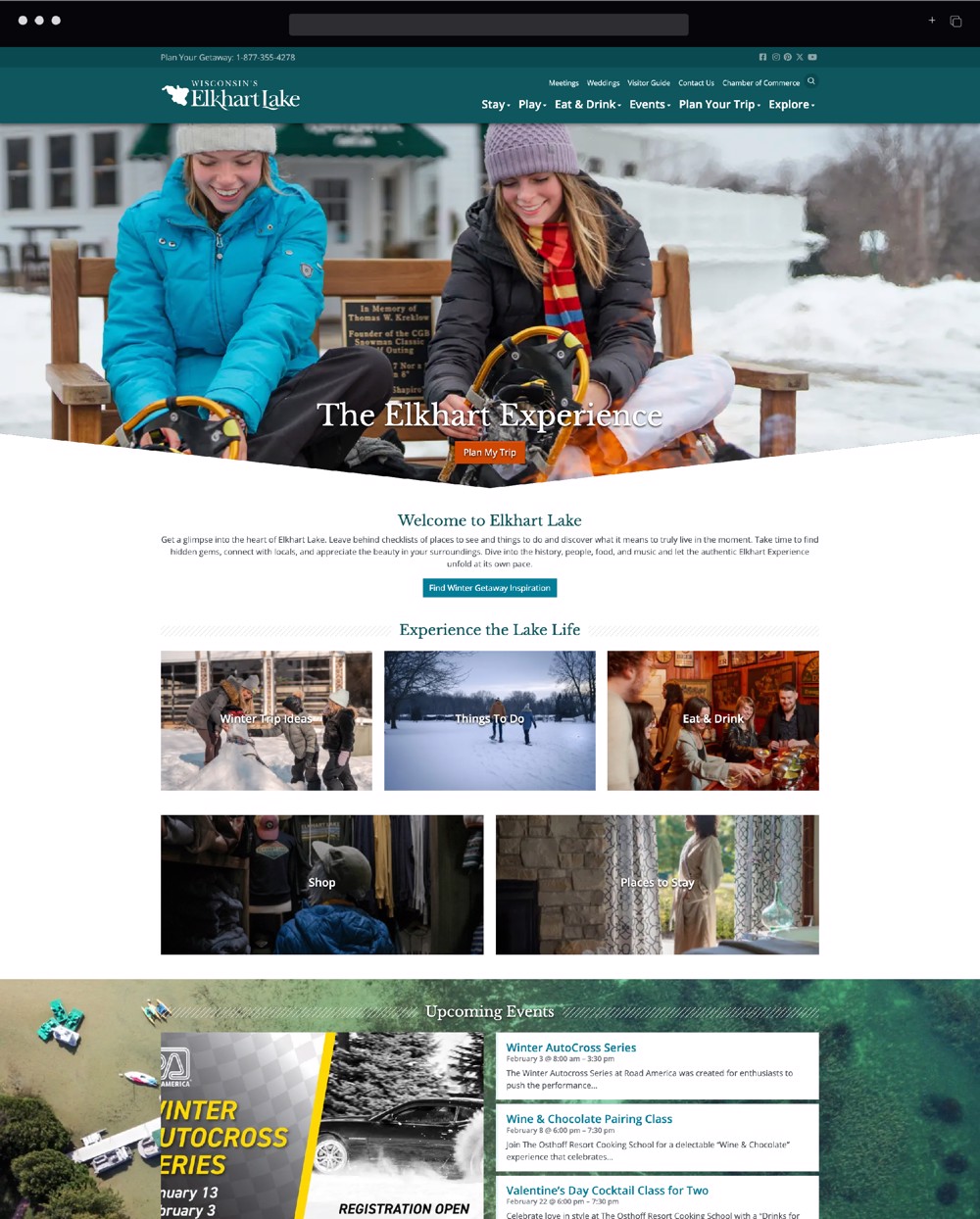 Elkhart Lake homepage 
