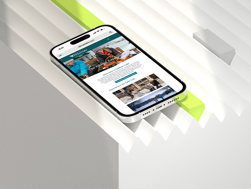 Elkhart mobile mockup
