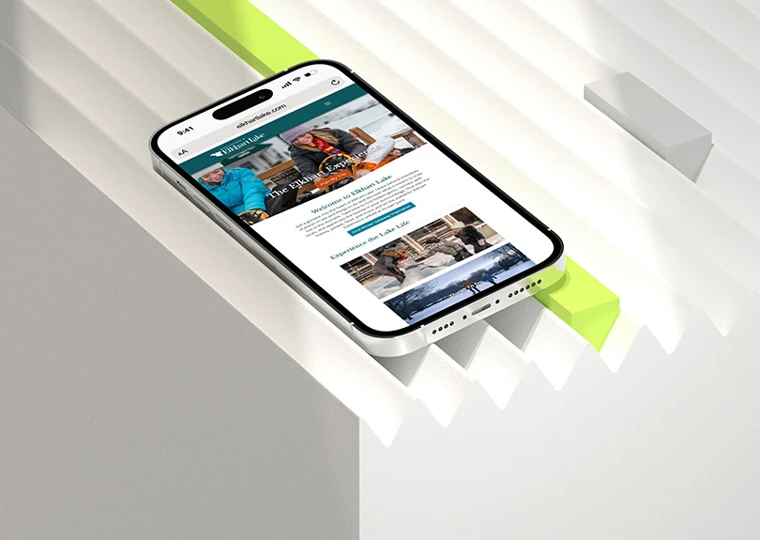 Elkhart mobile mockup