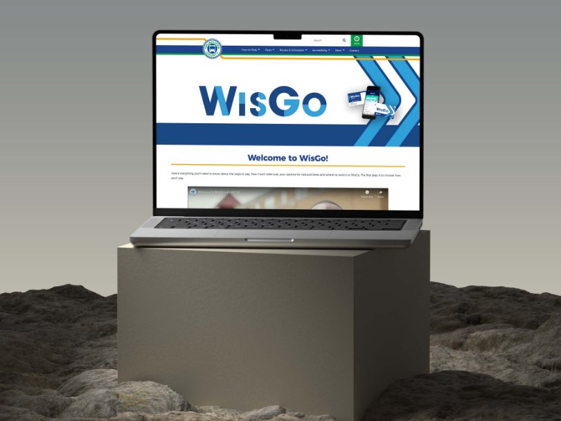 Milwaukee County Transit desktop mockup