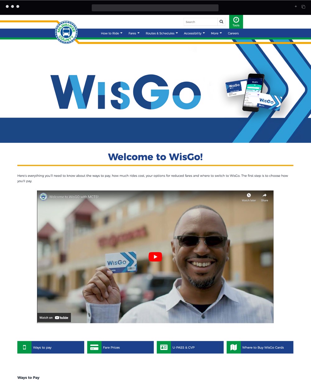 Milwaukee County Transit System homepage