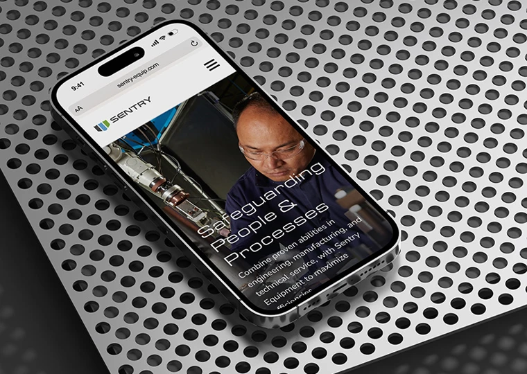 Sentry mobile mockup