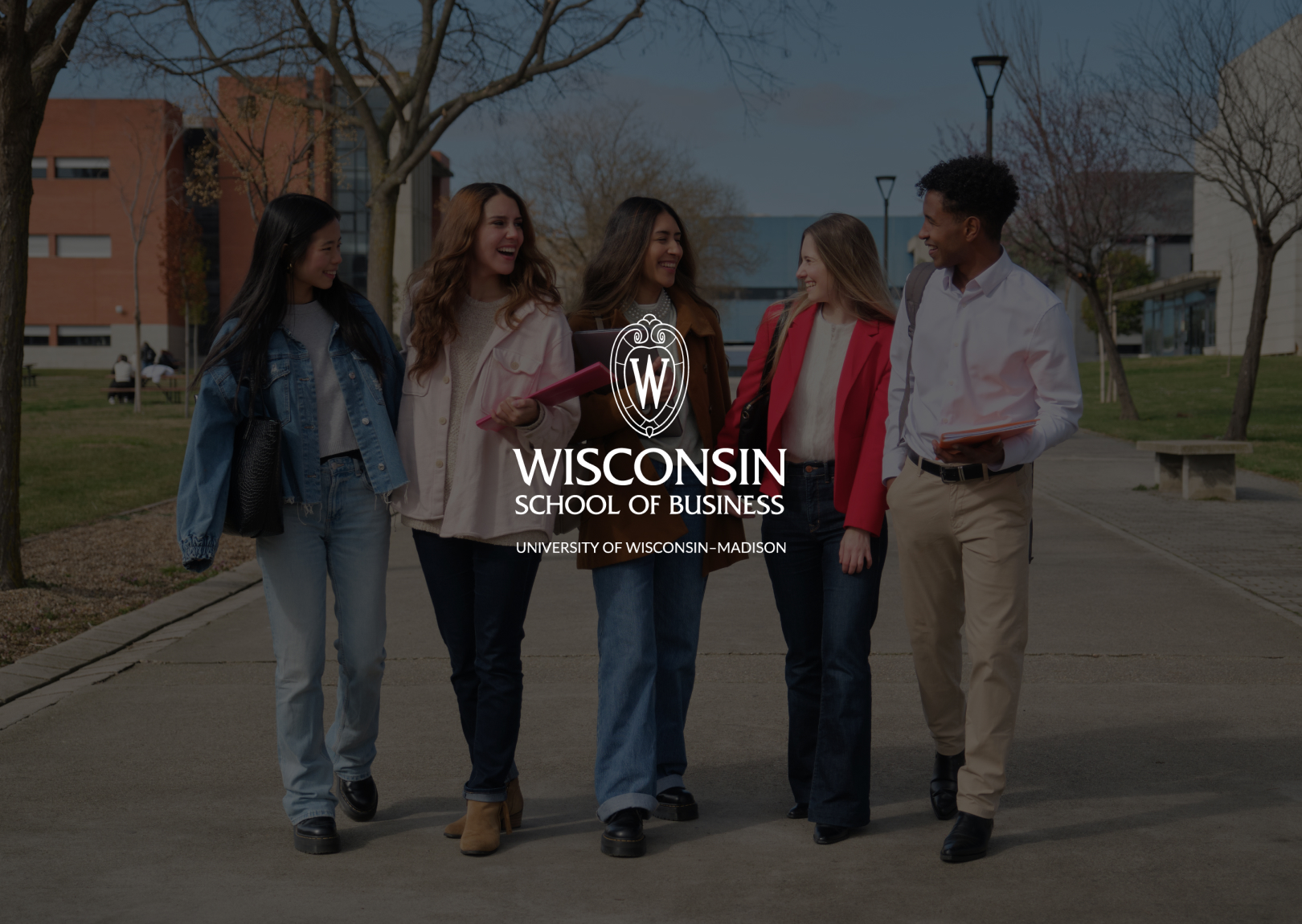 University of Wisconsin School of Business logo mockup