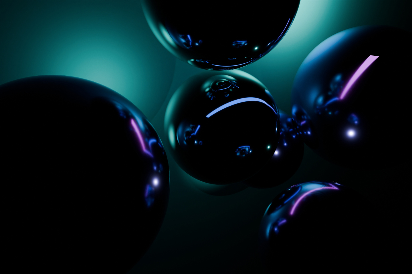 3D blobs clustered together